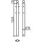 Safety barriers | to go with post item no. 478B | Fixed post & Frame element | Fixed poststeel tube � 76 mm, part-no. 478Bwith ball head, hot-dip galvanized and coatedRAL 7016, total length approx. 1300 mmMiddle post with 4 connecting clips